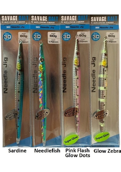 Savage Gear 3D Needle Jig 60 G 17 CM İğnesiz Suni Yem