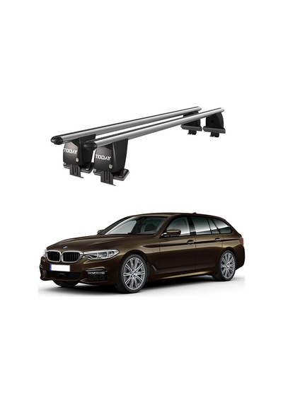 Bmw 5 Series G31 Touring 2017 Ve Sonrası Oluksuz Kilitli Ara Atkı Port Bagaj Tavan Barı