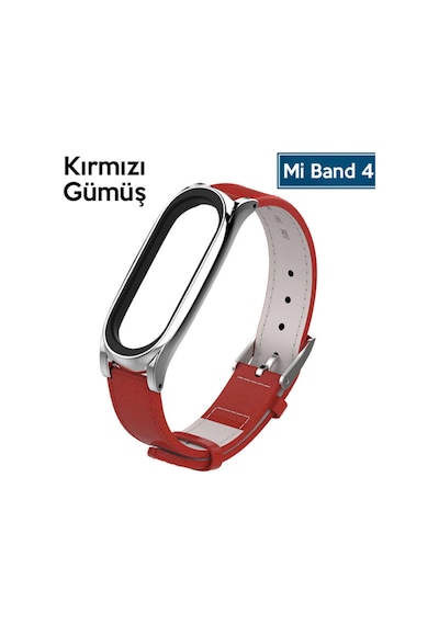 Mijobs Xiaomi Mi Band 5-4 Pu Deri Kayış Kordon (120113987)