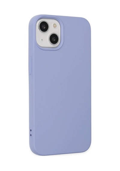 Apple İphone 14 Plus Kılıf Nano İçi Kadife Silikon - Lila