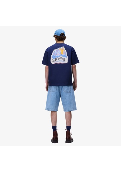 Napapijri S-fluorite Erkek Lacivert T-shirt Np0a4g2fb2q1