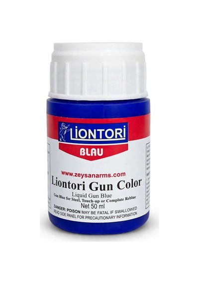 Liontori Blau Mavi Çelik Karartma Solüsyonu - Metal Yüzey Yenileme Ve Koruma Sıvısı - 50 Ml