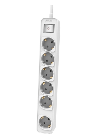 Philips Chp2164w Beyaz Çocuk Korumalı 6'lı Priz 1,5m