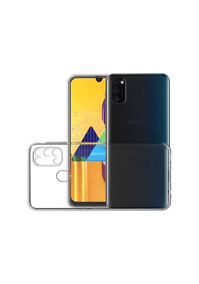 FitCase Samsung Uyumlu Galaxy M31 Kılıf Kamera Korumalı Silikon Şeffaf Arka Kapak