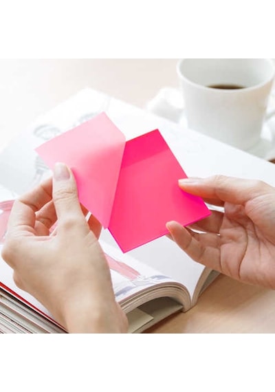 Stıckn 76x76 Yarı Saydam Neon Pembe 50 Yaprak