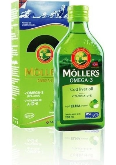 Möller's Elma Aromalı Omega-3 Balık Yağı 250 Ml