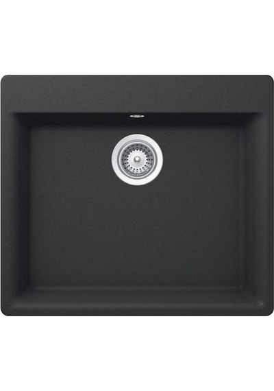Ukinox Valente N-100 Granit S-305g Sifonlu Evye Siyah