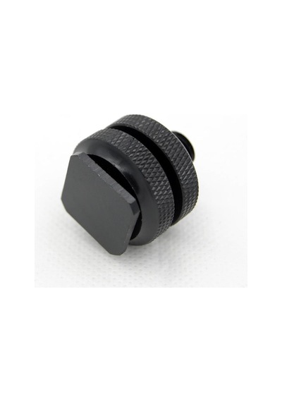Fotga V12 3/8" Erkek Vida To Hot Shoe Çevirici Siyah