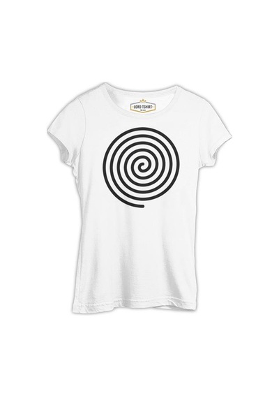 Deep By Spiral Beyaz Kadın Tshirt 001
