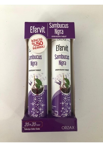 Efervıt Sambucus Nigra İkili Tablet 20+20 8697595871768