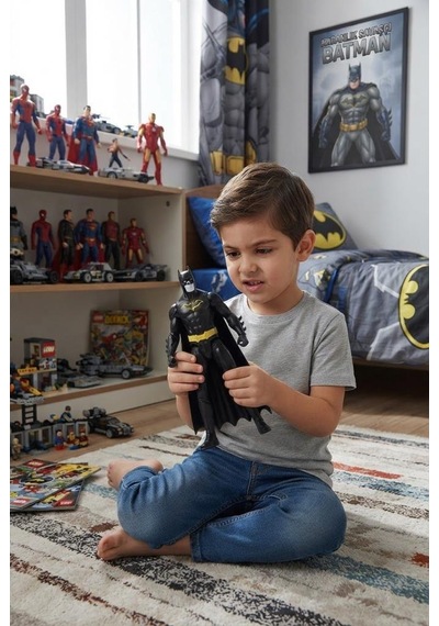 TıfılToys Karanlık Savaşçı Batman Detaylı Işıklı Özellikli 16 Cm Koleksiyon Figürü Oyuncak