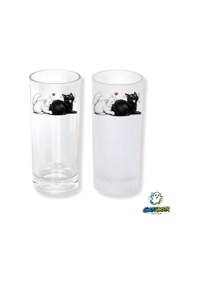 Kedili Buzlu / Buzsuz Seçenekli Rakı Bardağı 1 Adet Şık Sunum Bardağı 0287