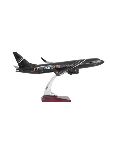 Zekupp Boeing 737-800 1/100 Ölçek FHTF Sloganlı Model Uçak