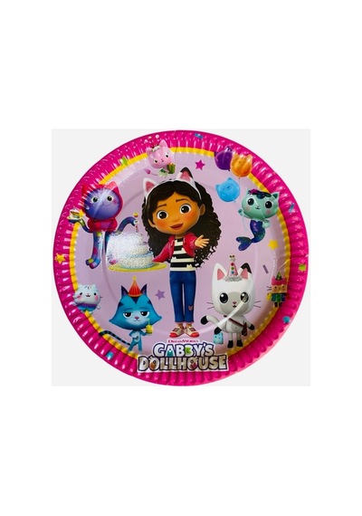 Gabbys Doolhouse 32 Kişilik Doğum Günü Parti Malzemeleri Seti Eko Set Gabyy Tabak Bardak Peçete Renkli Tüm Yaşlar