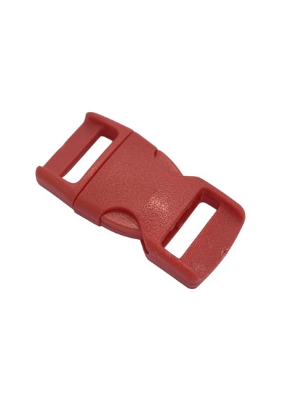 Paracord Aksesuar Paracord Bileklik Plastik Klips 1 Cm Kırmızı 10 Adet