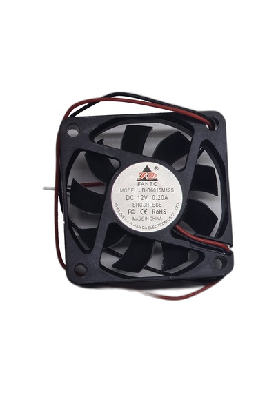 12v Dc 0.20a Brushless Salyangoz Fan 6x6x1,5 Cm Soğutucu Blower 3d Yazıcı Kasa Güç Kaynağı Uyumlu