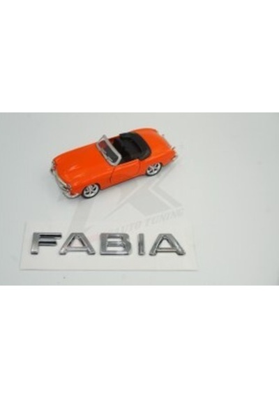 Skoda Fabia 2013 Yeni Nesil Bagaj Krom Abs 3M 3D Yazı Logo Amble