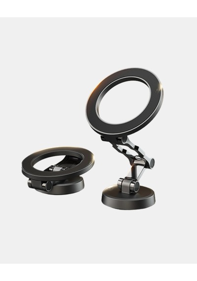 Hubrendy Tekno 360 Dönebilen Katlanır Manyetik Araç Telefon Tutucu Magsafe Uyumlu, Kompakt Ve Şık Diğer