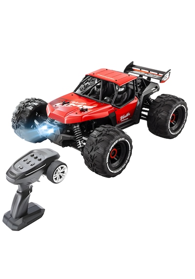 Oyuncak Uzaktan Kumandalı Metal Gövde 50 Km Hız Yapan 4x4 Off-road Arazi Aracı Şarjlı 1400 Mah Kırmızı