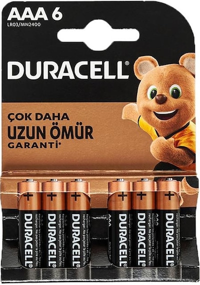 Duracell Basic İnce Aaa Kalem Pil 6'lı