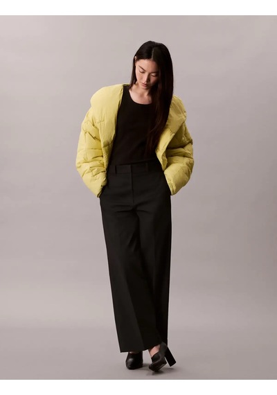 Calvin Klein Blanket Jacket Yeşil Kadın Mont
