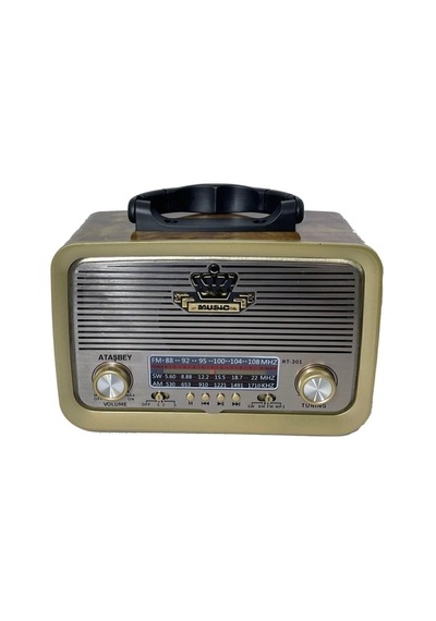 Rt301 Nostalji Bluetooth Radyo ,usb, Sd , Mp3 Player...