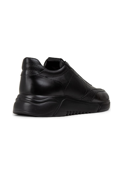 Deery Hakiki Deri Siyah Erkek Sneaker Ayakkabı - 01962Msyhe01 Siyah