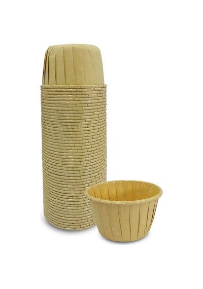 Kafem Kağıt Muffin Kek Kapsülü Kraft 50li X 30 Paket Koli - K17 Açık Kahverengi