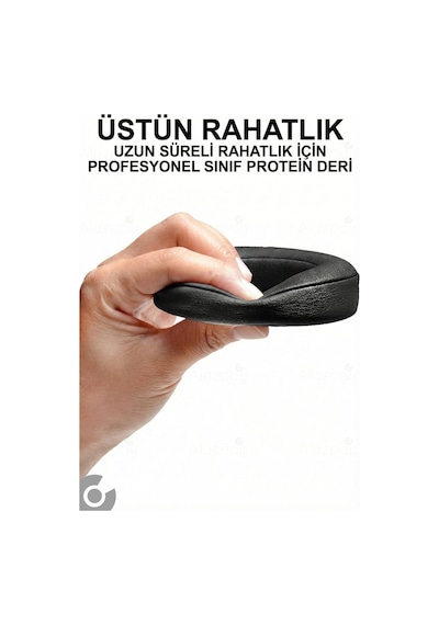 Beats Solo 2 Solo 3 Uyumlu Yumuşak Deri Kulaklık Pedi Sünger Yastığı Pedi Siyah