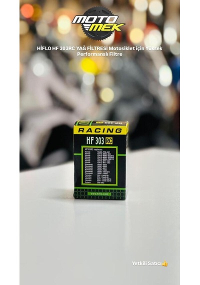 Hiflo Hf 303rc Yağ Filtresi Motosiklet İçin Yüksek Performanslı Filtre
