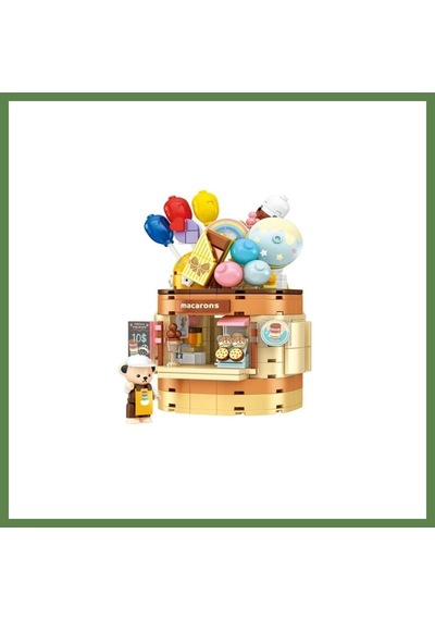 Bezos P881201 Teddy Bear Koleksiyonu Dondurma Dünyası 354 Parça Block Oyuncak Hb006 Çok Renkli