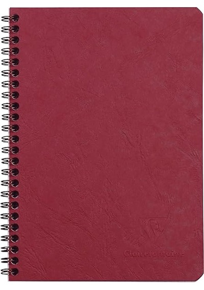 Clairefontaine Age Bag Wirebound A5 Çizgili Defter Bordo 785362c