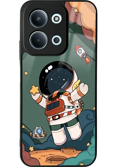 Xiaomi Redmi 15c 4g Anime Astronot Tasarımlı Glossy Telefon Kılıfı Uyumlu Çok Renkli