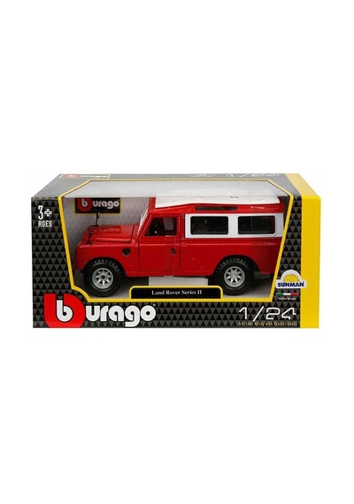 22063 Land Rover Series Iı Model Araba 1:24 Kırmızı -Sunman