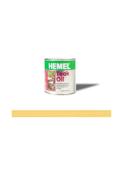 Hemel Teak Oil Şeffaf Tik Yağı 0,75 Lt