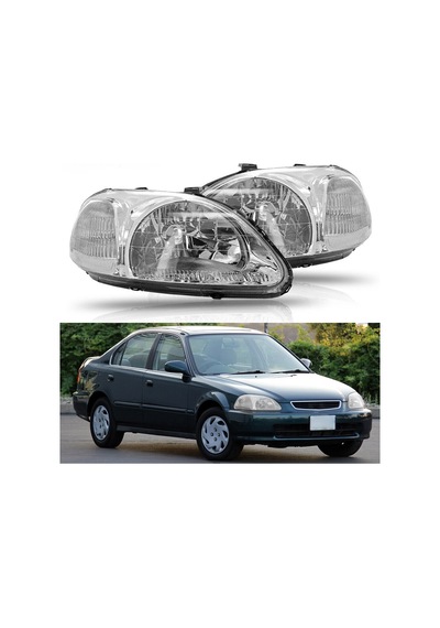 Honda Civic 1996-1998 Krom Oem Far