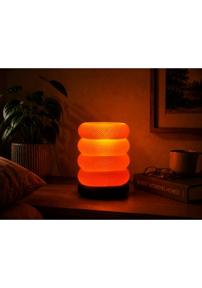 Soft Glow Masa Lambası - Fiş Bağlantılı Turuncu