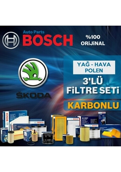 Skoda Superb 1.4 Tsı Bosch  Filtre Bakım Seti 2015-2019
