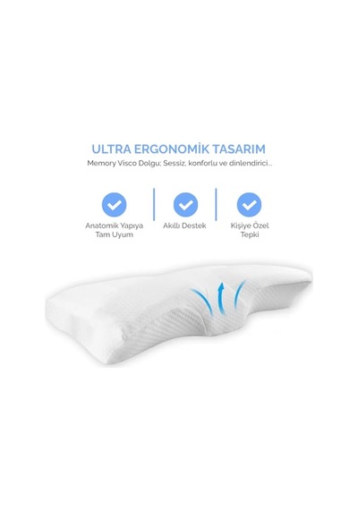 Promed V Plus Cervical Boyun Destek Yastığı 60 34 11/7 Boyun Fıtığı Ve Boyun Düzleşmesi, Servikal Genel
