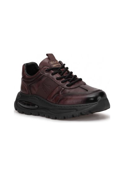 Guja 26blg548-1 Erkek Hakiki Deri Klasik Sneaker Kahve