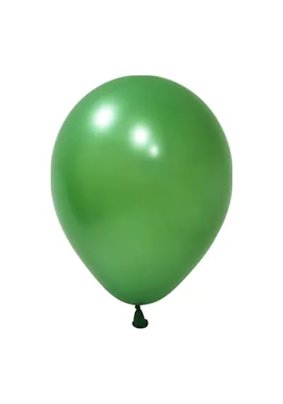 20 Adet 12 İnç 30 Cm Metalik Yeşil Balon Doğum Günü Süsleme YEŞİL