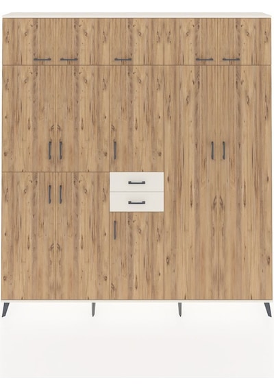 Arges Dolap 10 Raflı 2 Çekmeceli 3 Askılı 220x30x243 Aytaşı-çam/aytaşı Atlas Çam/aytası Arges Dolap 10 Raflı 2 Çekmeceli 3 Askılı 220x30x243 Aytaşı-çam/aytaşı Atlas Çam/aytası