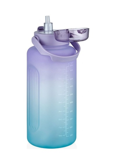 Vagonlife 2000 Ml Mega Boy Renkli Matara - Mor - 2 Litre