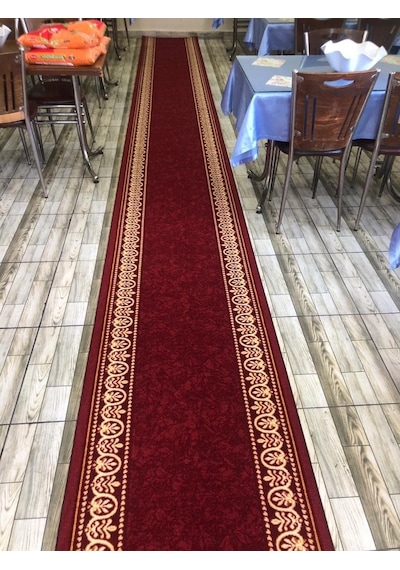 Samur Halı Protokol Bordo Kesme Yolluk