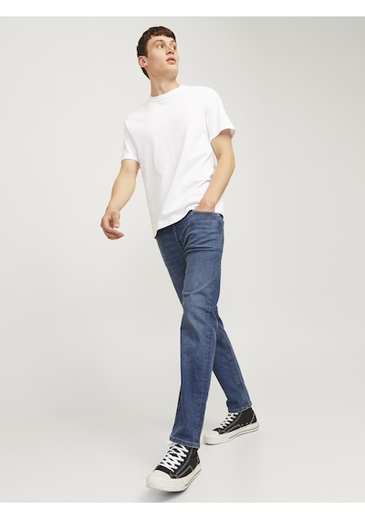 Jack & Jones Erkek Mike Original 223 Comfort Fit Jean Blue Denim