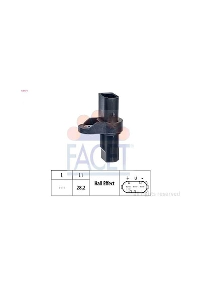 Bmw 118i E87 Eksantrik Sensoru 2007-2011 N43b20a Facet 90471
