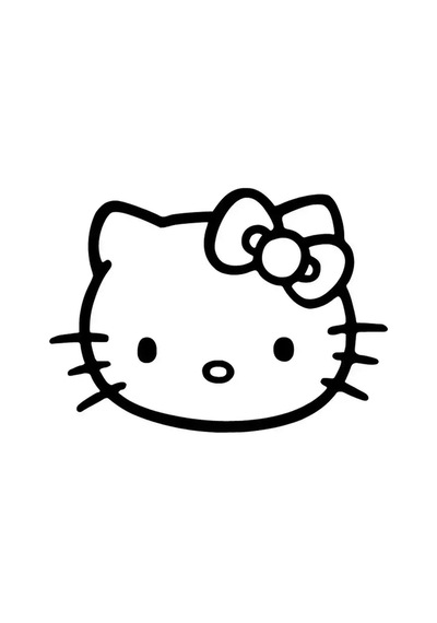 Hello Kitty Sticker 10 X 7 Cm