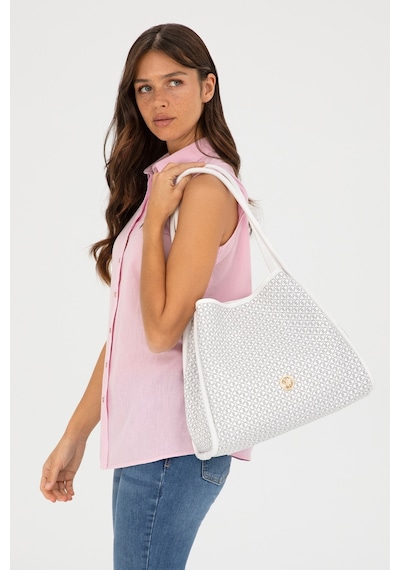 U.S. Polo Assn. Kadın Beyaz Omuz Çantası 50293713-VR013