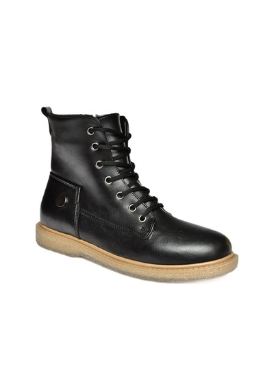 Fox Shoes R374821609 Siyah Alçak Tabanlı Klasik Kadın Bot Siyah