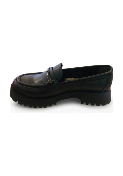 Punto Ac572516 Loafer Tokalı Kadın Ayakkabı Siyah